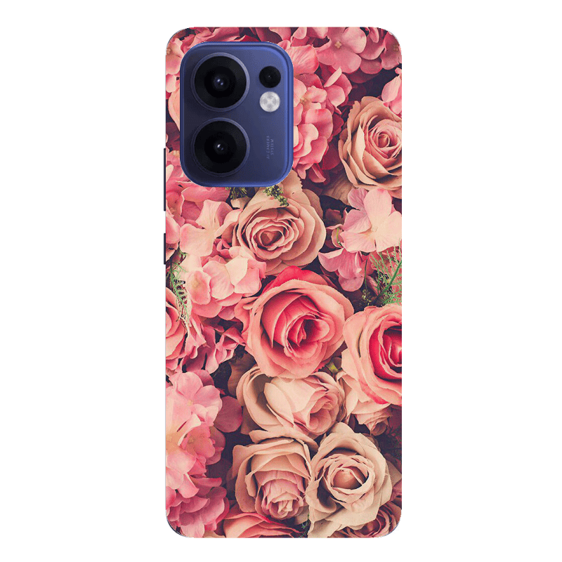Oppo Reno13 FS Bud Roses Transparent Silicone TPU Θήκη